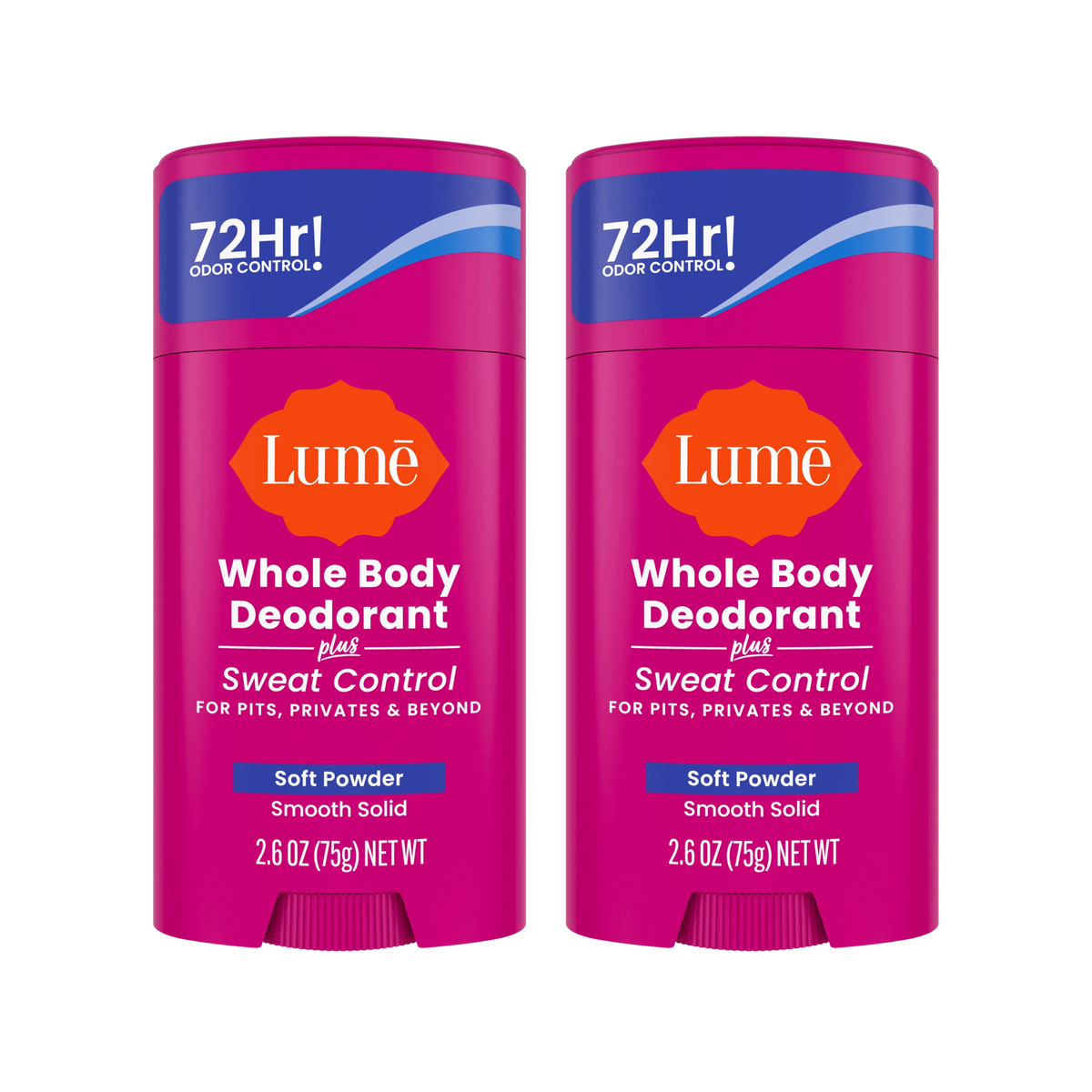 Soft Powder | Sweat Control Solid Deodorant 2-Pack