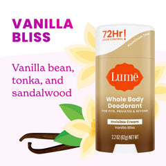 Vanilla Bliss | Cream Stick Deodorant 3-Pack