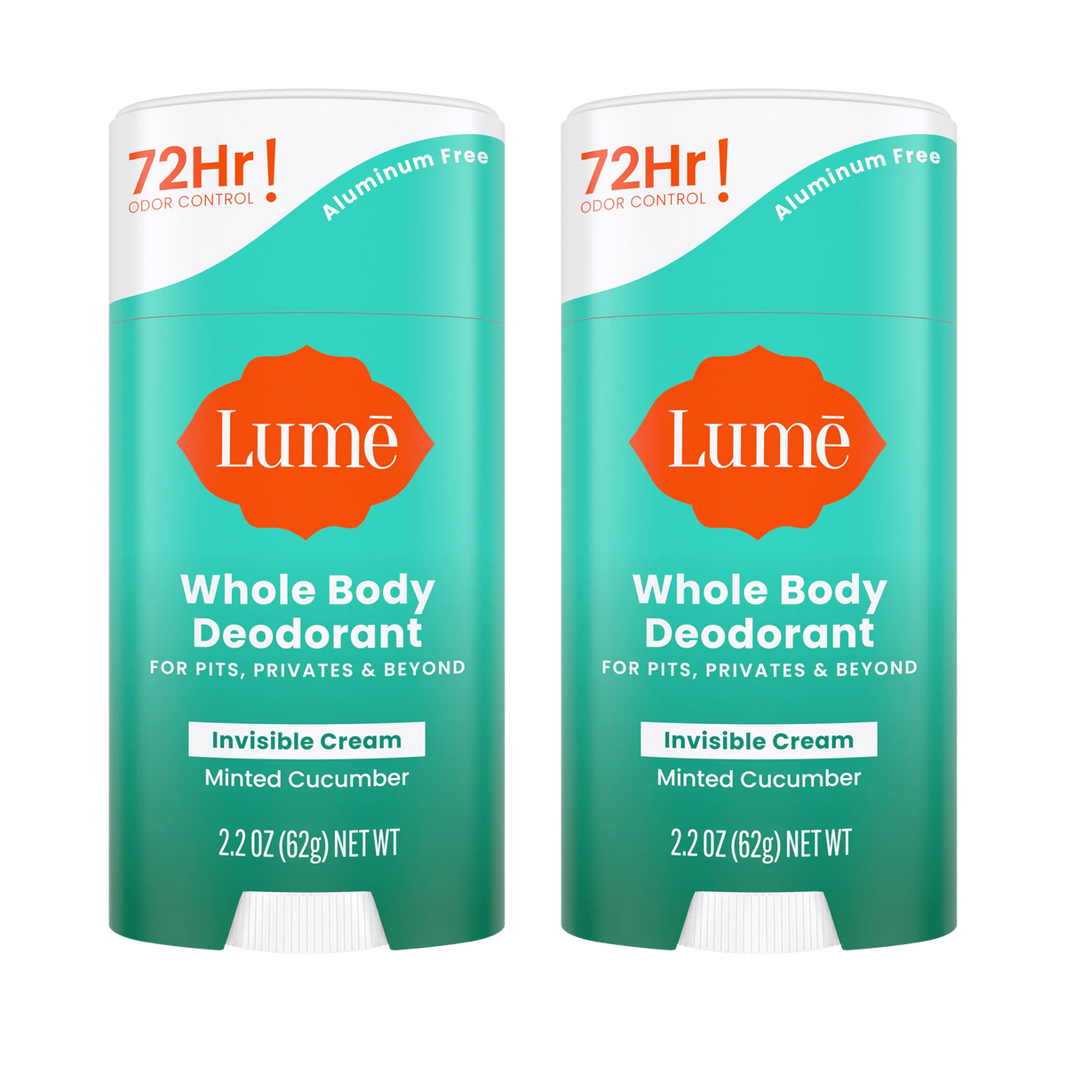 Minted Cucumber | Cream Stick Deodorant 2-Pack