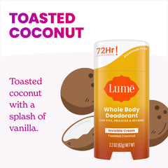 Toasted Coconut | Cream Stick Deodorant