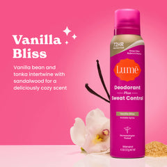 Vanilla Bliss | Sweat Control Spray Deodorant