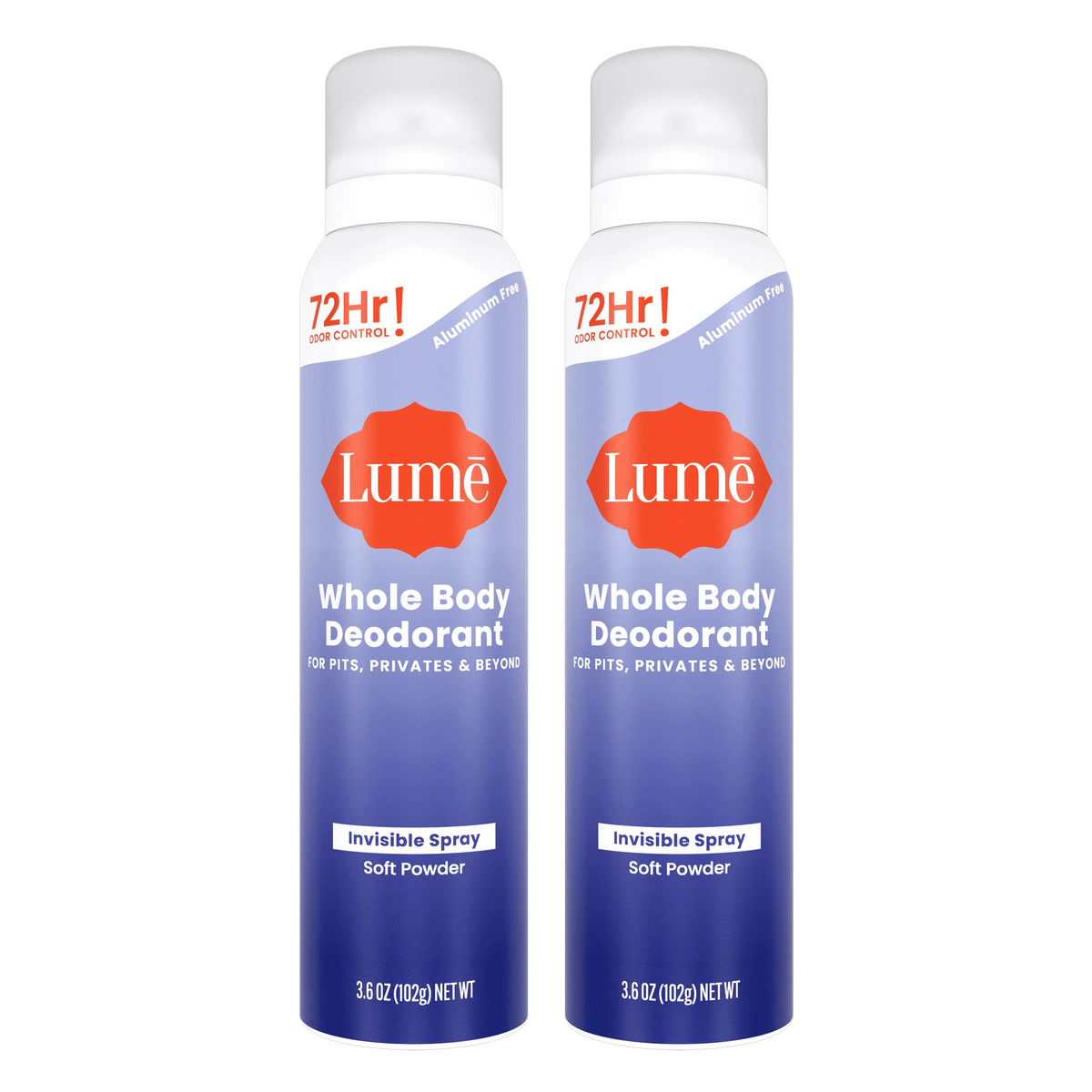 Soft Powder | Spray Deodorant 2-Pack