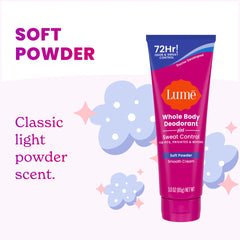 Soft Powder | Cream Tube Deodorant | + Sweat Control